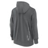 Nike Cotton Full-Zip Fleece Hoodie - NFL Las Vegas Raiders Iron Grey/Iron Grey