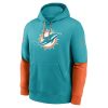 Nike Club Hoodie Team Issue - NFL Miami Dolphins Turbo Green/Brilliant Orange XXL
