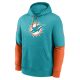Nike Club Hoodie Team Issue - NFL Miami Dolphins Turbo Green/Brilliant Orange XXL
