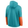 Nike Club Hoodie Team Issue - NFL Miami Dolphins Turbo Green/Brilliant Orange XXL