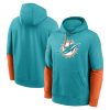 Nike Club Hoodie Team Issue - NFL Miami Dolphins Turbo Green/Brilliant Orange XXL