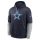 Nike Club Hoodie Team Issue - NFL Dallas Cowboys College Navy/Wolf Grey 3XL