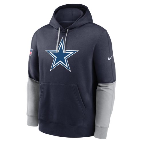 Nike Club Hoodie Team Issue - NFL Dallas Cowboys College Navy/Wolf Grey 3XL