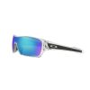 OAKLEY TURBINE ROTOR FRAME-POLISHED CLEAR LENS-PRIZM SAPPHIRE