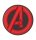 CROCS AVENGERS SYMBOL JIBBITZ MC