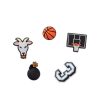 CROCS BASKETBALL STAR 5 PACK JIBBITZ MC