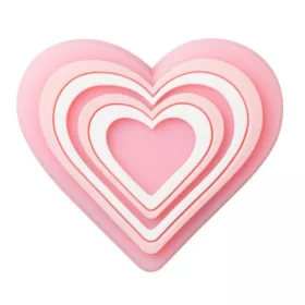 Crocs LED rózsaszín szív Jibbitz