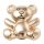 Crocs Arany Teddy maci Jibbitz MC
