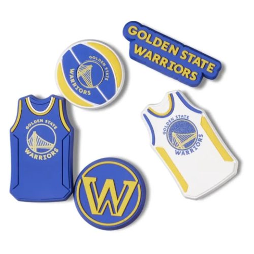CROCS NBA GOLDEN STATE WARRIORS 5PCK JIBBITZ MC
