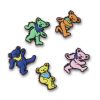 Crocs Grateful Dead medvék - csomag (5 db) Jibbitz MC
