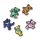 Crocs Grateful Dead medvék - csomag (5 db) Jibbitz MC