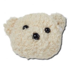 Crocs Plüss mackó fej Jibbitz