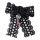 Crocs Fekete csipke masni Jibbitz MC