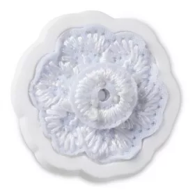 Crocs Elegáns fehér virág 4 Jibbitz