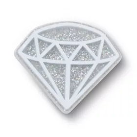 Crocs Ezüst gyémánt Jibbitz