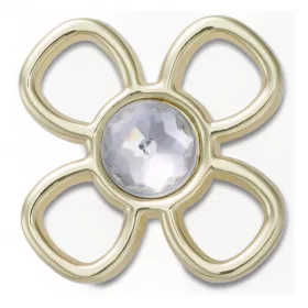 Crocs Kivágott arany virág Jibbitz