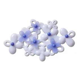 Crocs Kék virágok Jibbitz