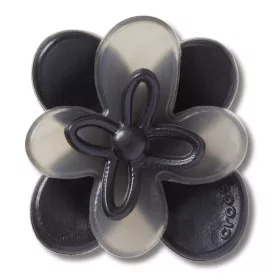Crocs Fekete nyíló virág 1 Jibbitz