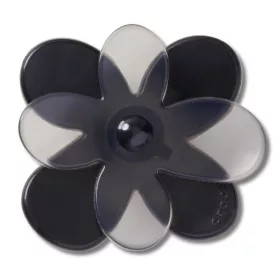 Crocs Fekete nyíló virág 2 Jibbitz