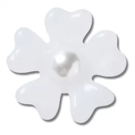 Crocs Fehér virág gyönggyel Jibbitz