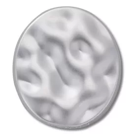 Crocs Ezüst hullámos dísz Jibbitz