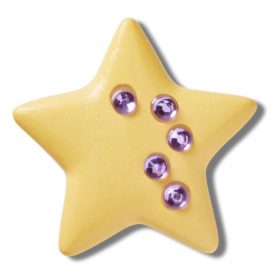 Crocs Sárga csillag kövekkel Jibbitz