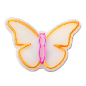 Crocs Világító lepke Jibbitz