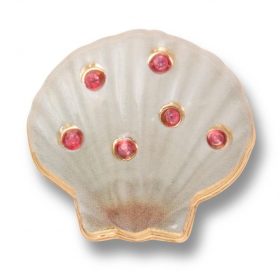 Crocs Rózsaszín köves kagyló Jibbitz