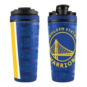   WinCraft - NBA 26oz 4D Stainless Steel Ice Shaker - Golden State Warriors MC