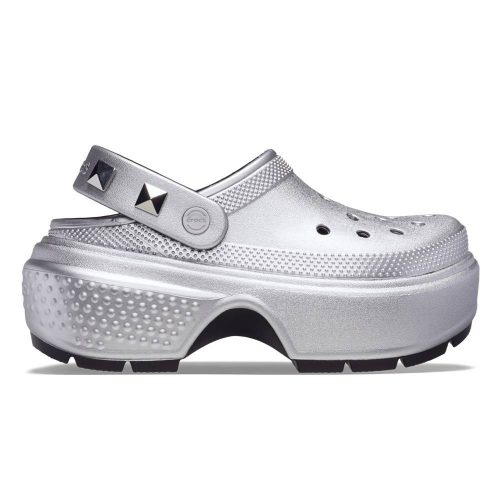 Crocs Stomp Metallic Clog Silver