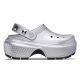 Crocs Stomp Metallic Clog Silver 39-40