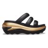 Crocs Mega Crush Metllc Triple Strap Black/Gold 37-38