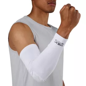 McDavid Hex Viz Arm Sleeve Single White/Grey