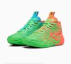 Puma MB.04 Lamelo Ball TMNT L&M JR Fluro Green Pes-PUMA Green-Bright Aqua-Orange Glow 385
