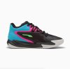 Puma DAGGER Black-Fluro Pink Pes 43