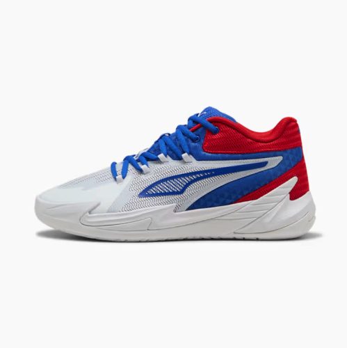Puma Dagger Basketball Shoes White-Mountain Blue-For All Time Red 47