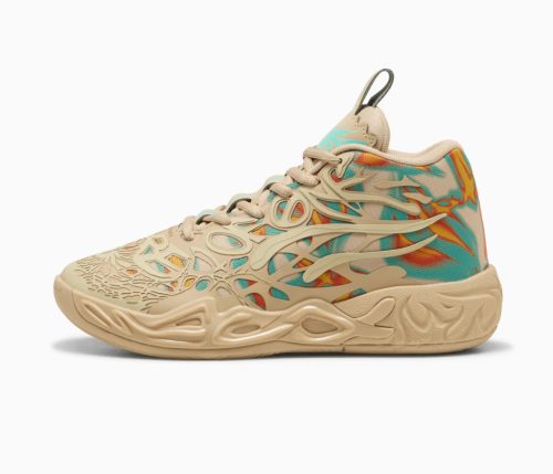 Puma LaMelo Ball MB.04 Flare JR Light Sand-Aquatic-Orange Glo 375