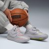 Puma X Lamelo Ball MB.05 Metallic Vibrant Silver/Yellow Alert/Glowing Red 45