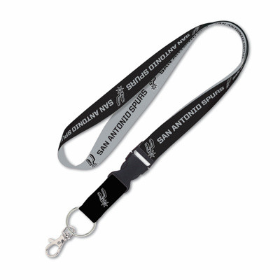 WinCraft - NBA Lanyard w/detachable buckle 1" - San Antonio Spurs MC