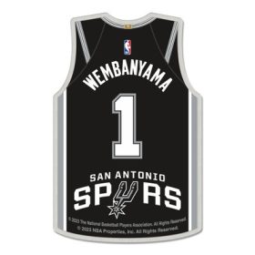   WinCraft - NBA Collector Pin Jewelry Card Victor Wembanyam - San Antonio Spurs MC
