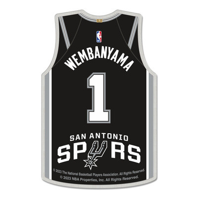 WinCraft - NBA Collector Pin Jewelry Card Victor Wembanyam - San Antonio Spurs MC