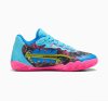 Puma Stewie 3 Midnight in Tokyo Bright Aqua-Fluro Pink Pes-PUMA Black