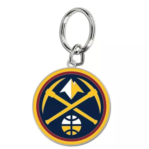 WinCraft NBA Denver Nuggets Cloisonne Key Ring Carded Multicolor ONE