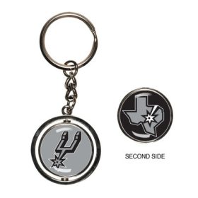 WinCraft - NBA Spinner Key Ring - San Antonio Spurs MC