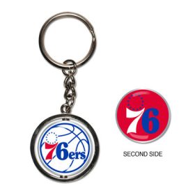 WinCraft - NBA Spinner Key Ring - Philadelphia 76ers MC