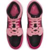 AIR JORDAN 1 MID (GS) CORAL CHALK/PINKSICLE-RUSH PINK-BLACK