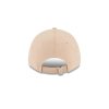 NEW ERA WMNS VELOUR 9FORTY NEW YORK YANKEES LIGHT BEIGE ONE
