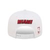 NEW ERA MIAMI HEAT  WHT CROWN TEAM 9FIFTY WHITE
