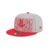 NEW ERA HOUSTON ROCKETS 2023 NBA DRAFT 950 GREY RED ONE