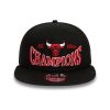 NEW ERA CHICAGO BULLS CHAMPIONS PATCH 9FIFTY BLACK